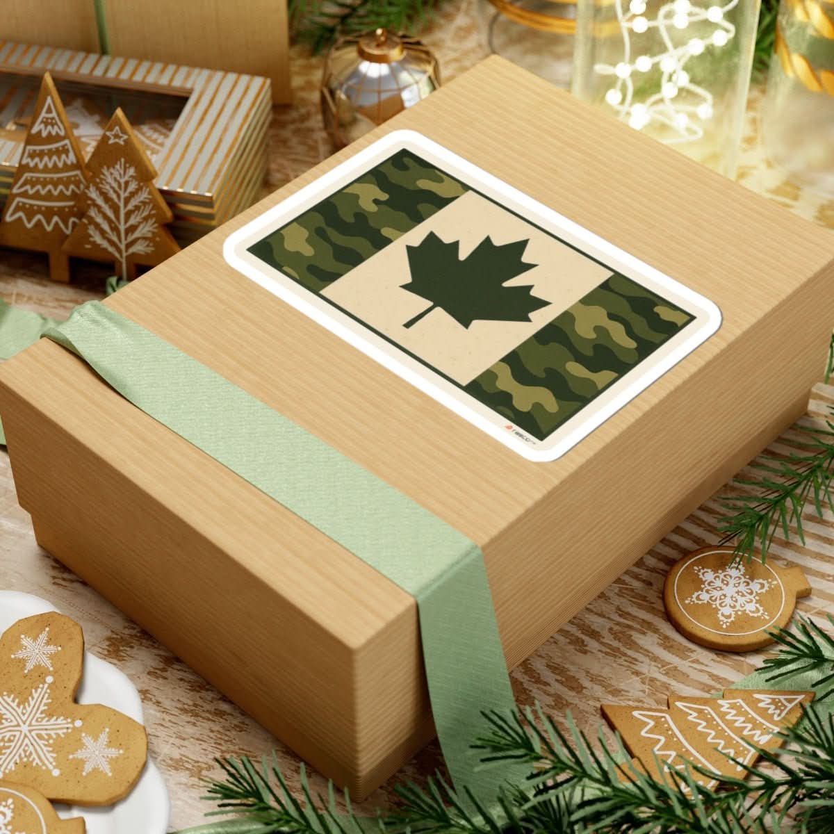 Camouflage Canadian Flag Sticker – Quiet Pride, Loud Grit - Rasco FR