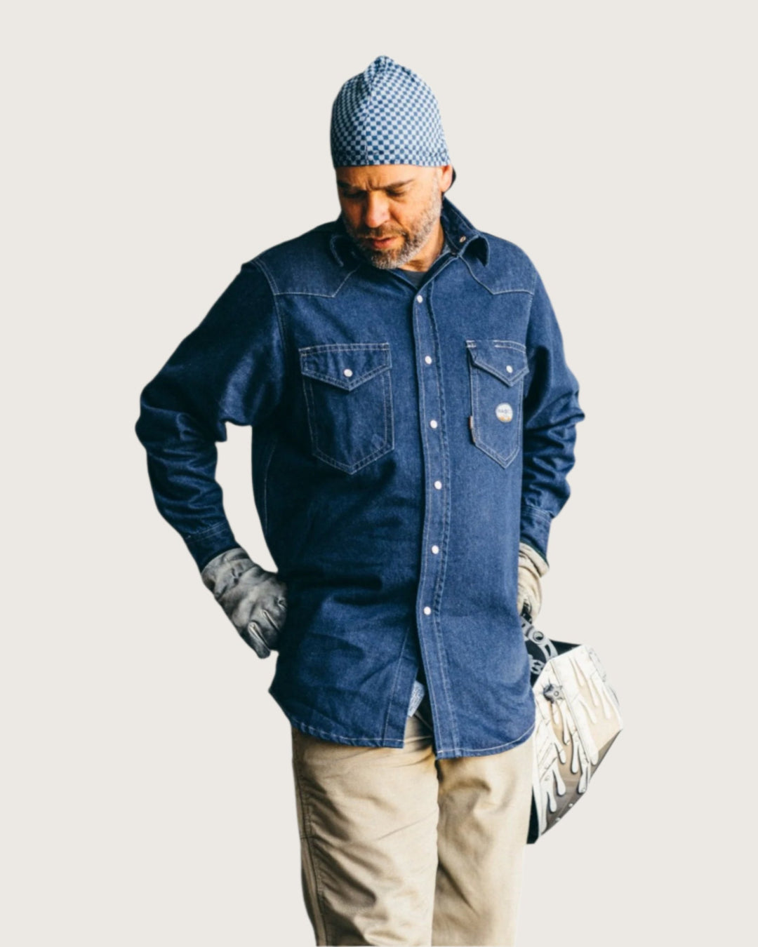 Denim Snap Shirt - Rasco FR