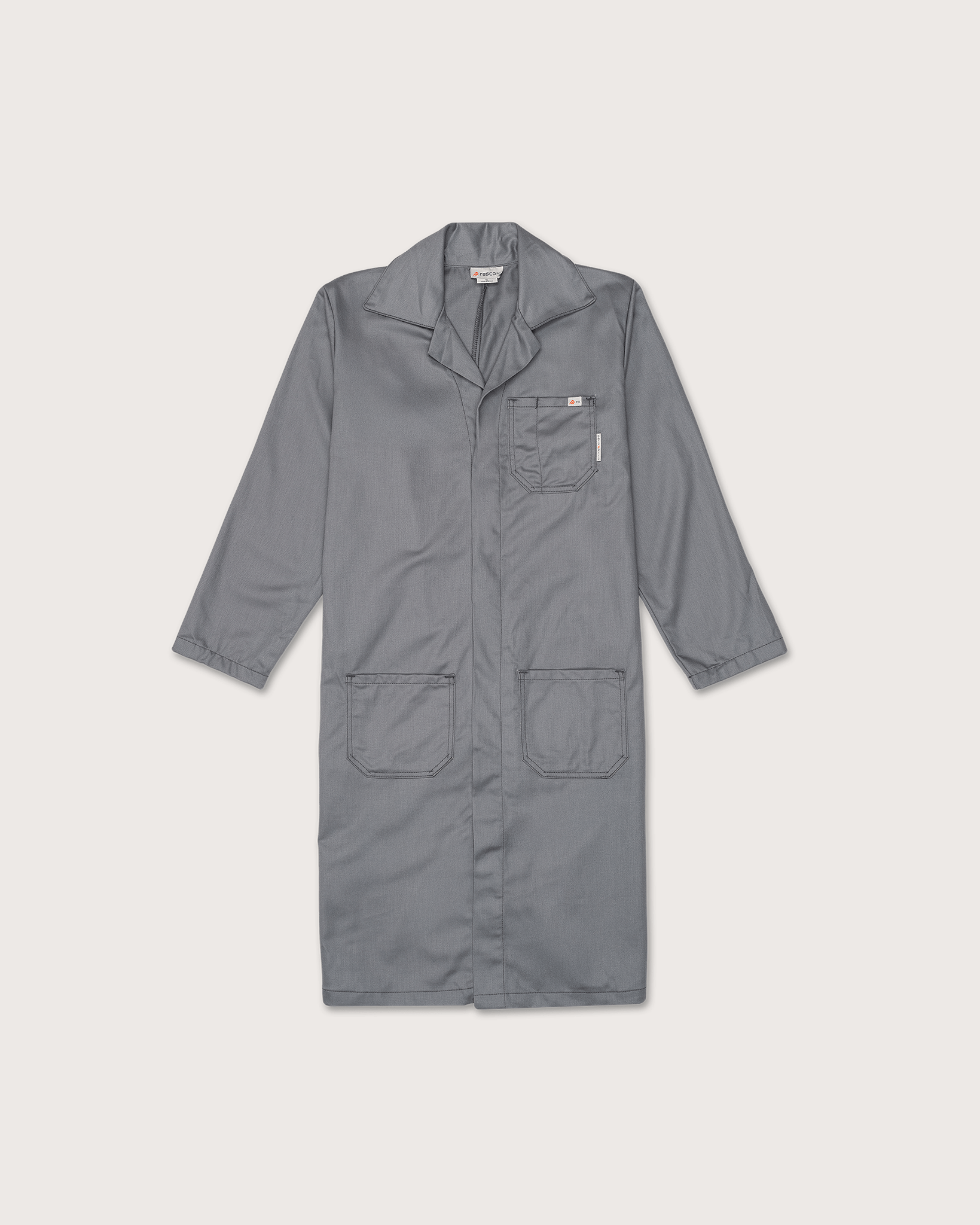 FR 88/12 Gray Lab Coat – Rasco FR