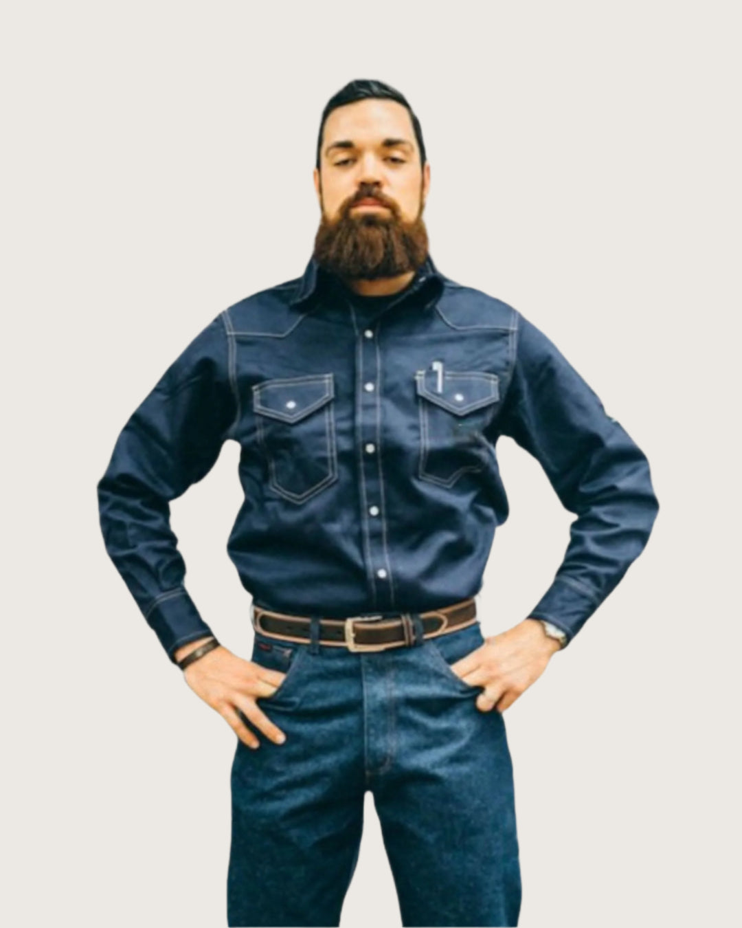 FR Denim Snap Shirt - Rasco FR