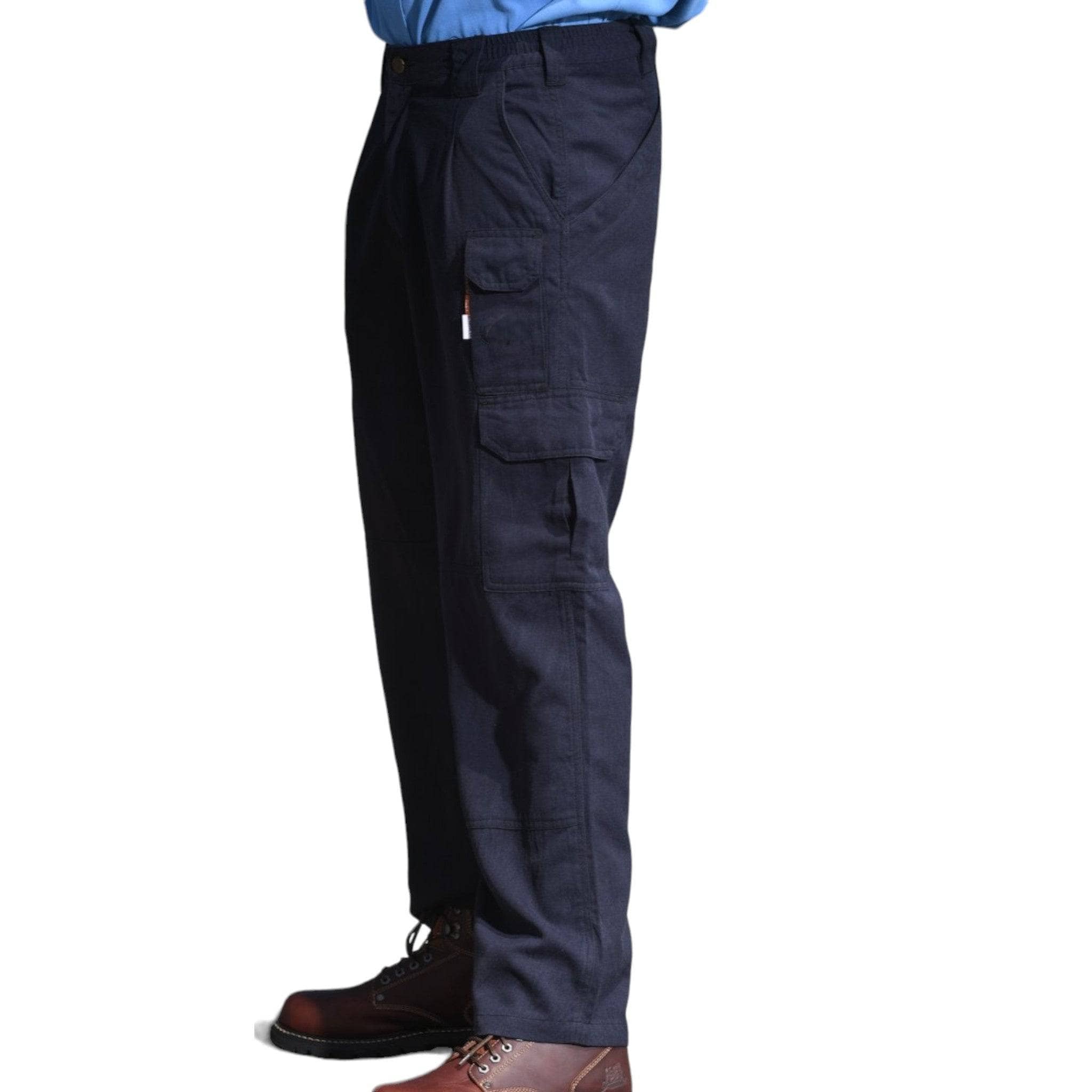 FR DH Navy Canvas Cargo Pants - Rasco FR
