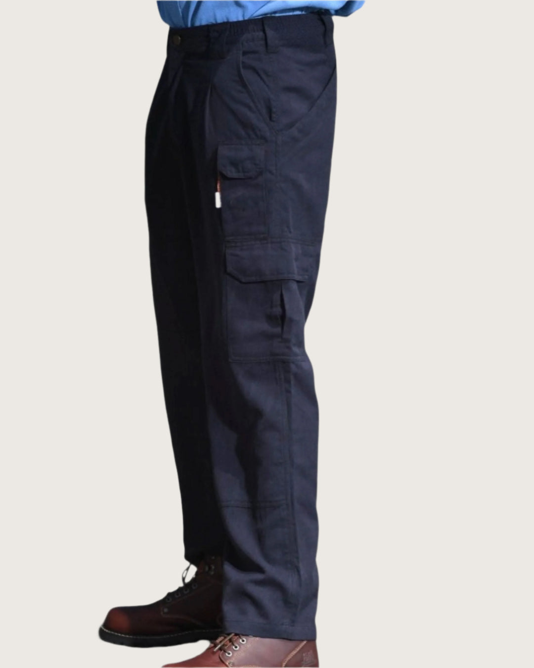 FR DH Navy Canvas Cargo Pants - Rasco FR