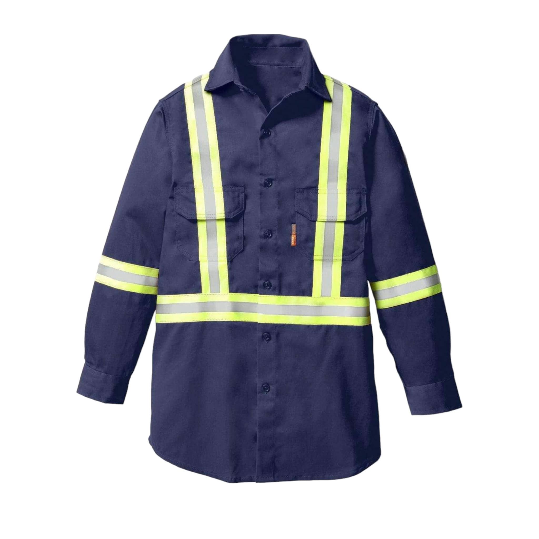 FR Uniform Shirt with Reflective Trim - Rasco FR