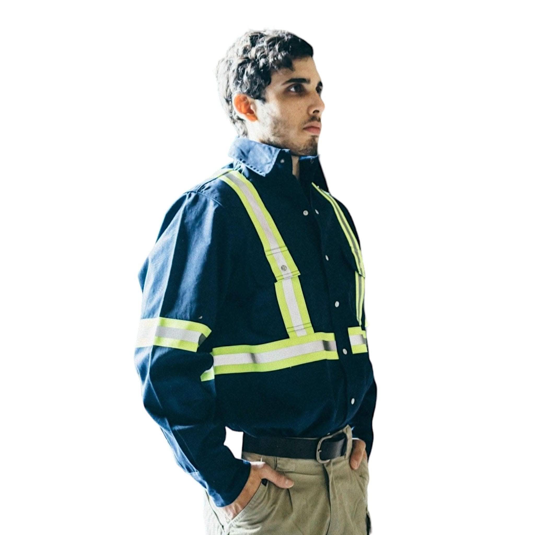 FR Uniform Shirt with Reflective Trim - Rasco FR