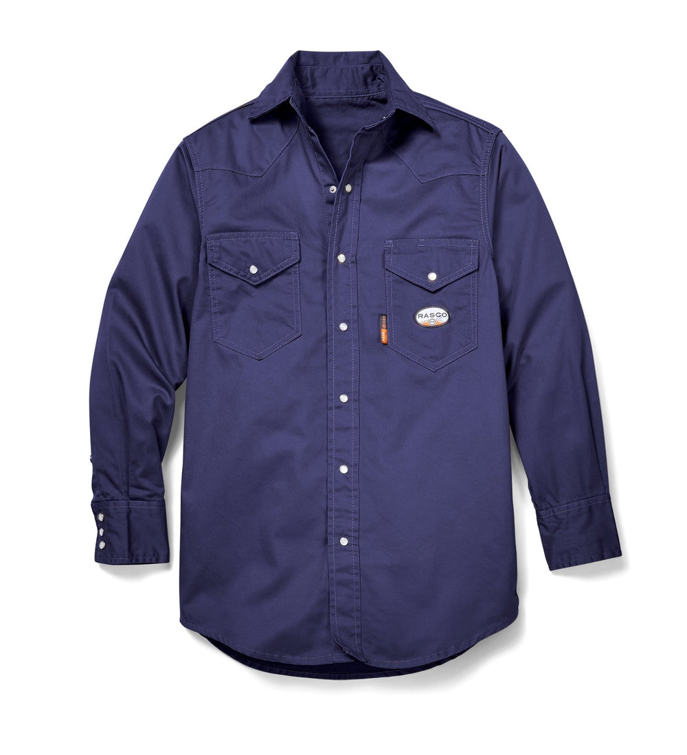 Gray Heavyweight Work Shirt (CLOSEOUT) - Rasco FR