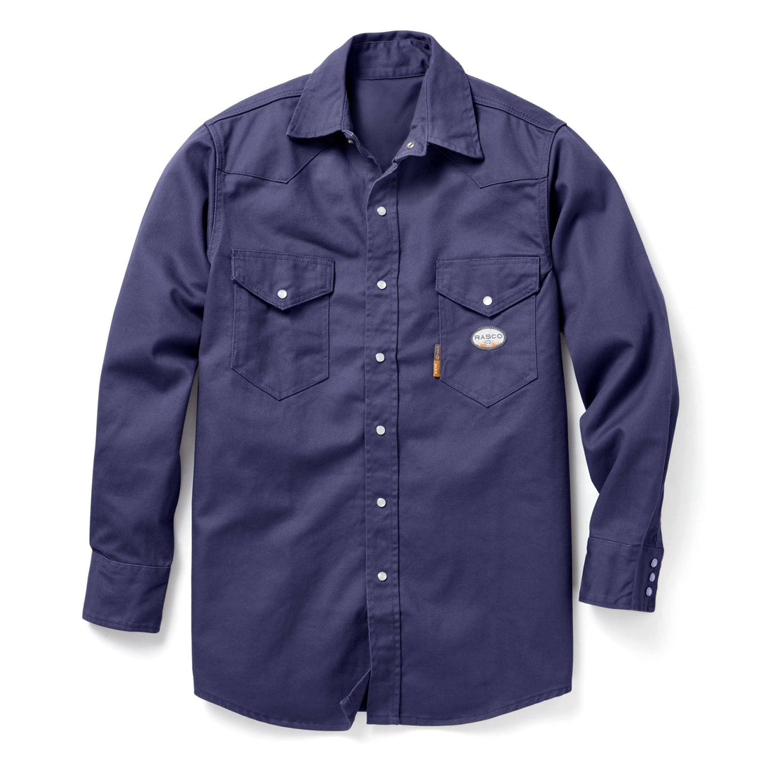 Heavyweight Work Shirt - Navy (Tarnished) (CLOSEOUT) - Rasco FR