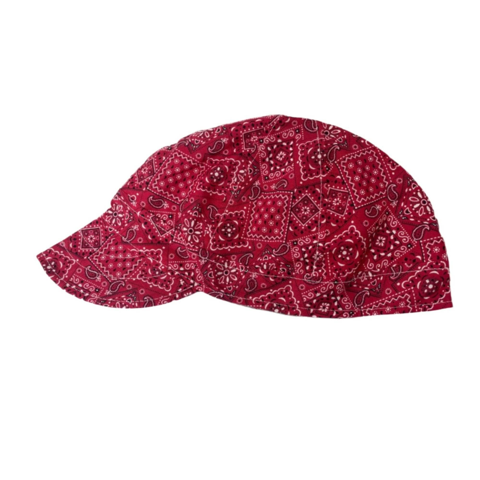 Rasco Red Paisley Welding Cap (CLOSEOUT) - Rasco FR