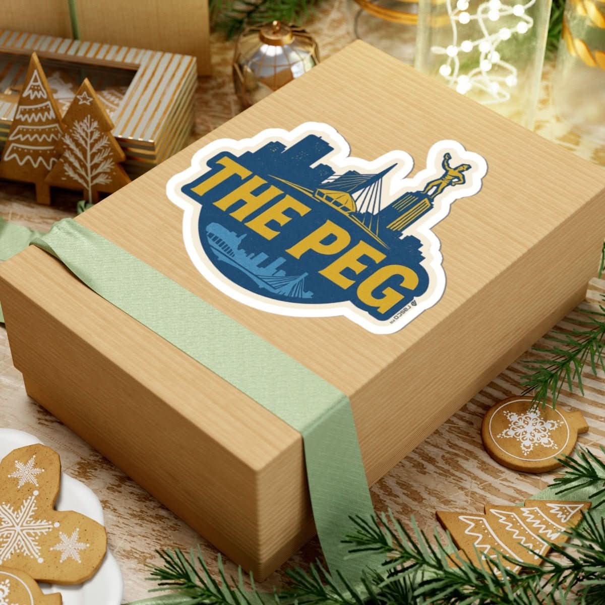 “The Peg” Vinyl Sticker – Tough as Winter, Loyal as Home - Rasco FR