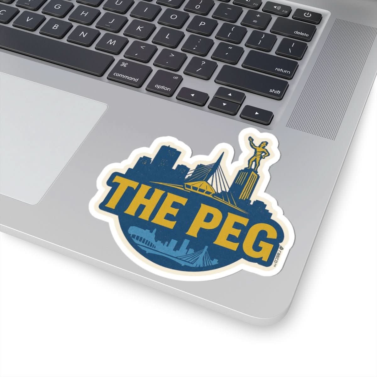 “The Peg” Vinyl Sticker – Tough as Winter, Loyal as Home - Rasco FR