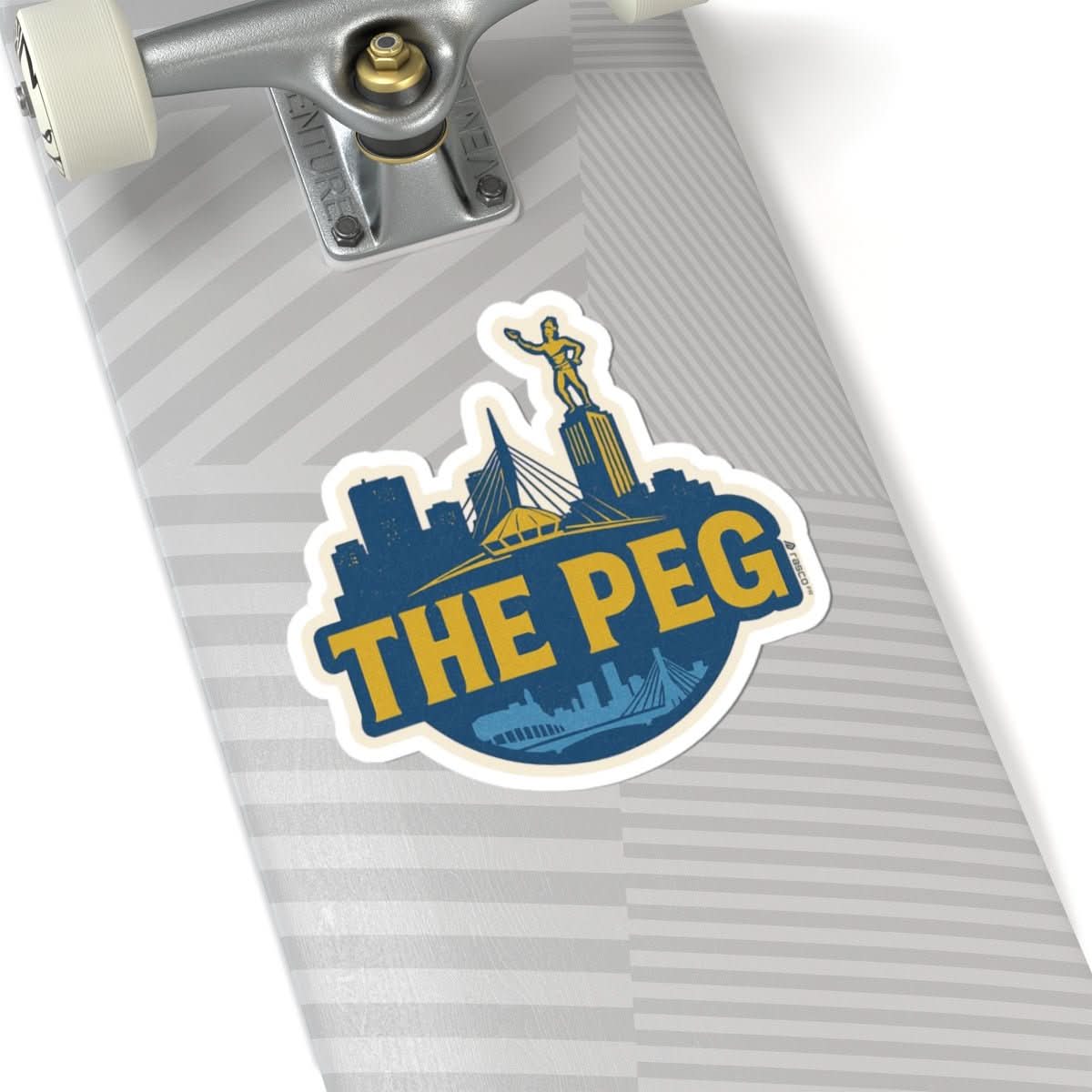 “The Peg” Vinyl Sticker – Tough as Winter, Loyal as Home - Rasco FR