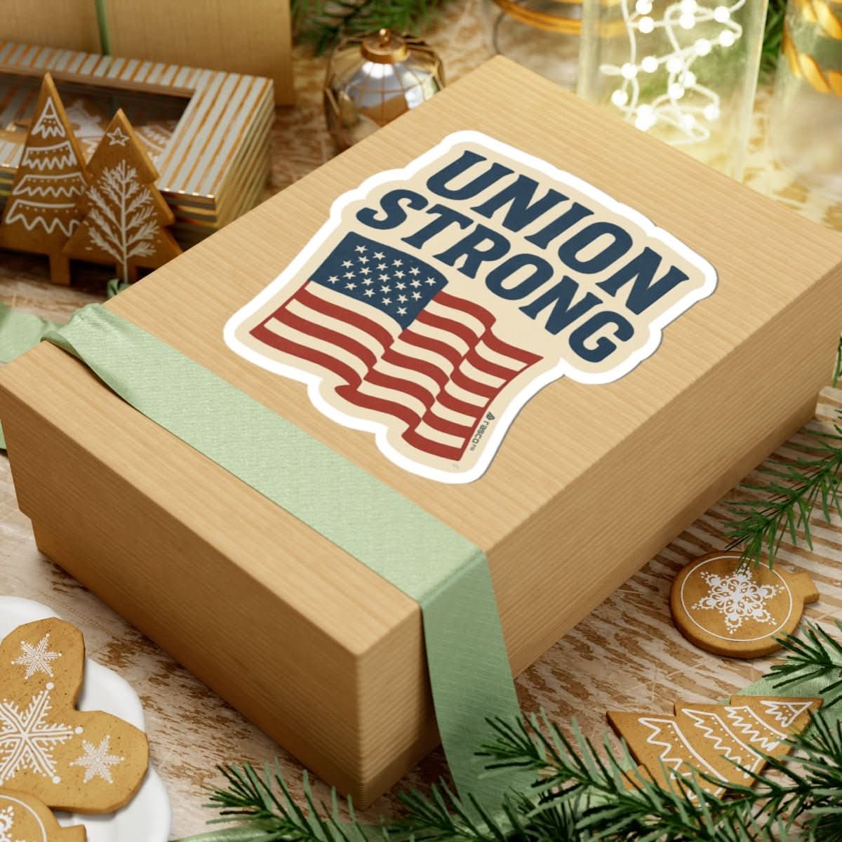 “Union Strong” Vinyl Sticker – Built Together, Built to Last - Rasco FR
