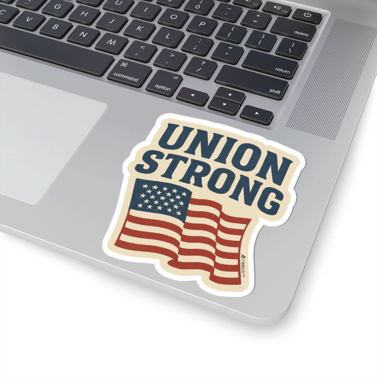 “Union Strong” Vinyl Sticker – Built Together, Built to Last - Rasco FR
