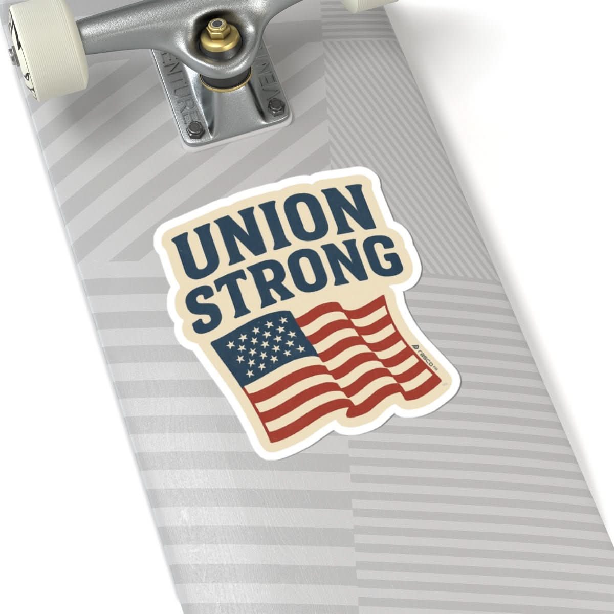 “Union Strong” Vinyl Sticker – Built Together, Built to Last - Rasco FR