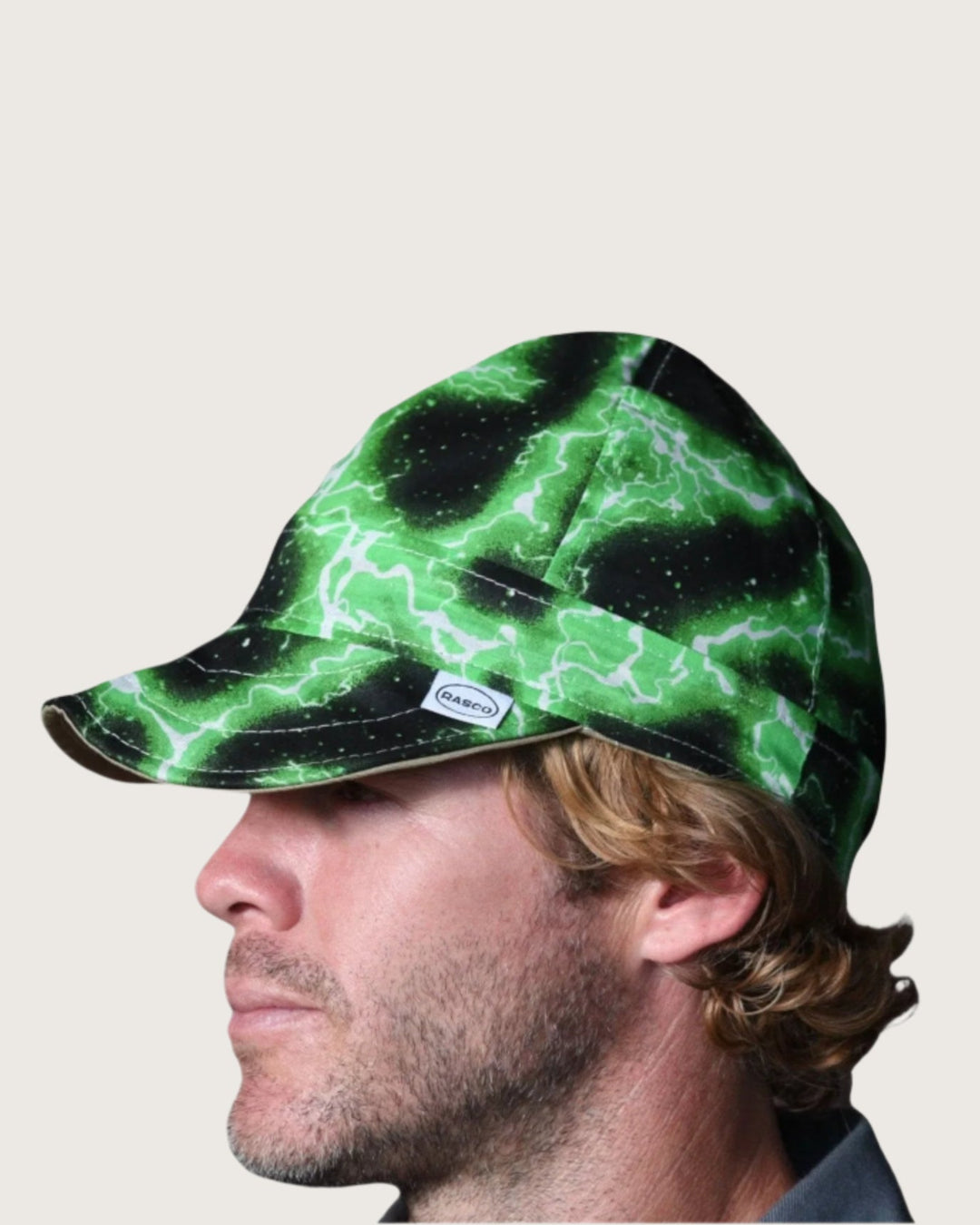 Welding Cap - Green Lightning - Rasco FR