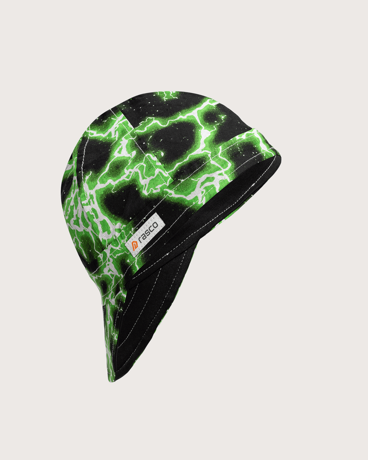 Welding Cap - Green Lightning - Rasco FR