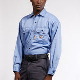 FR 88/12 Uniform Shirt - Work Blue - Rasco FR