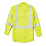 FR Hi Vis DH Uniform Shirt with Segmented - ANSI Yellow- Type R, Class 3 (CLOSEOUT) - Rasco FR