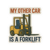 Forklift Kiss-Cut Sticker – Built for Pallet Kings and Warehouse Warriors