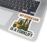 Forklift Kiss-Cut Sticker – Built for Pallet Kings and Warehouse Warriors