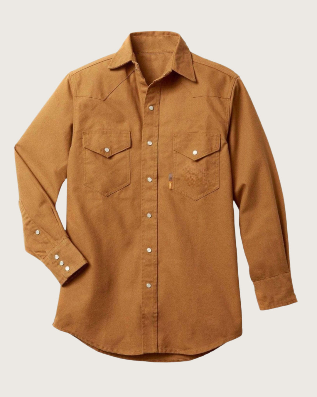 duck dress shirt Rasco FR Heavyweight Work Shirt 3XL / Brown Duck