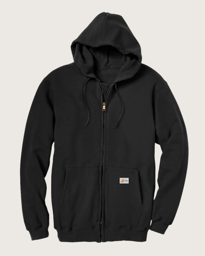 FR Graphic Zip Hoodie - Black w/ Rasco Eagle