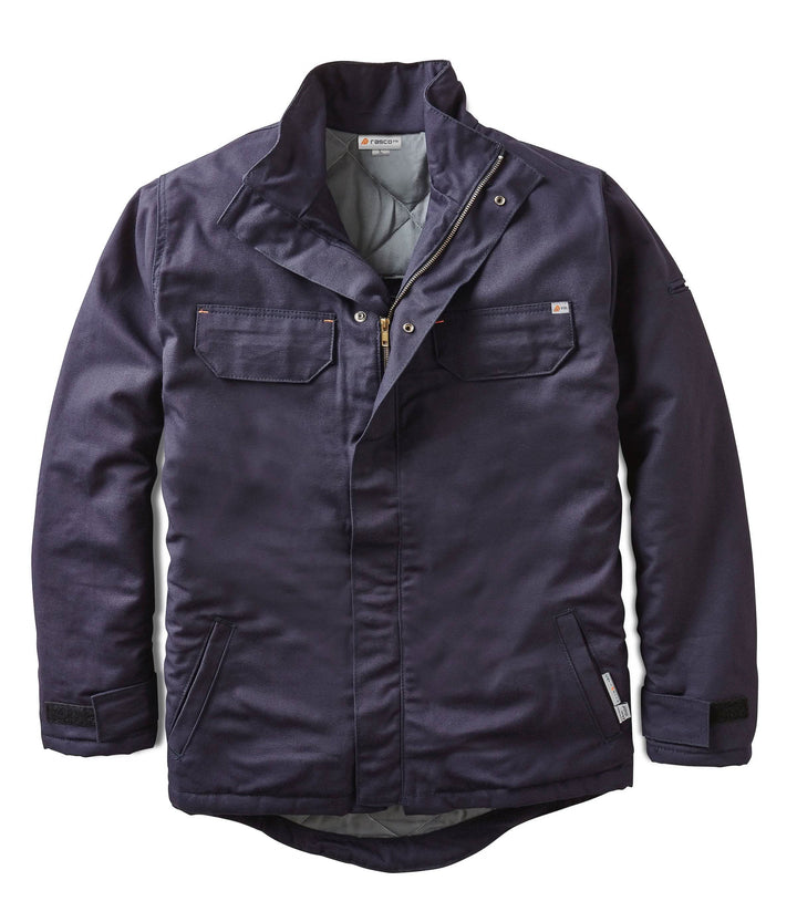FR Navy Canvas Lanyard Jacket