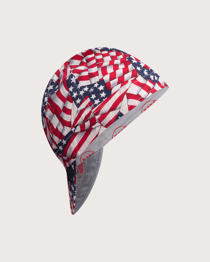 Retro USA Flag Welding Cap (CLOSEOUT)