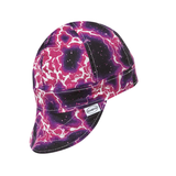 Welding Cap - Purple Lightning