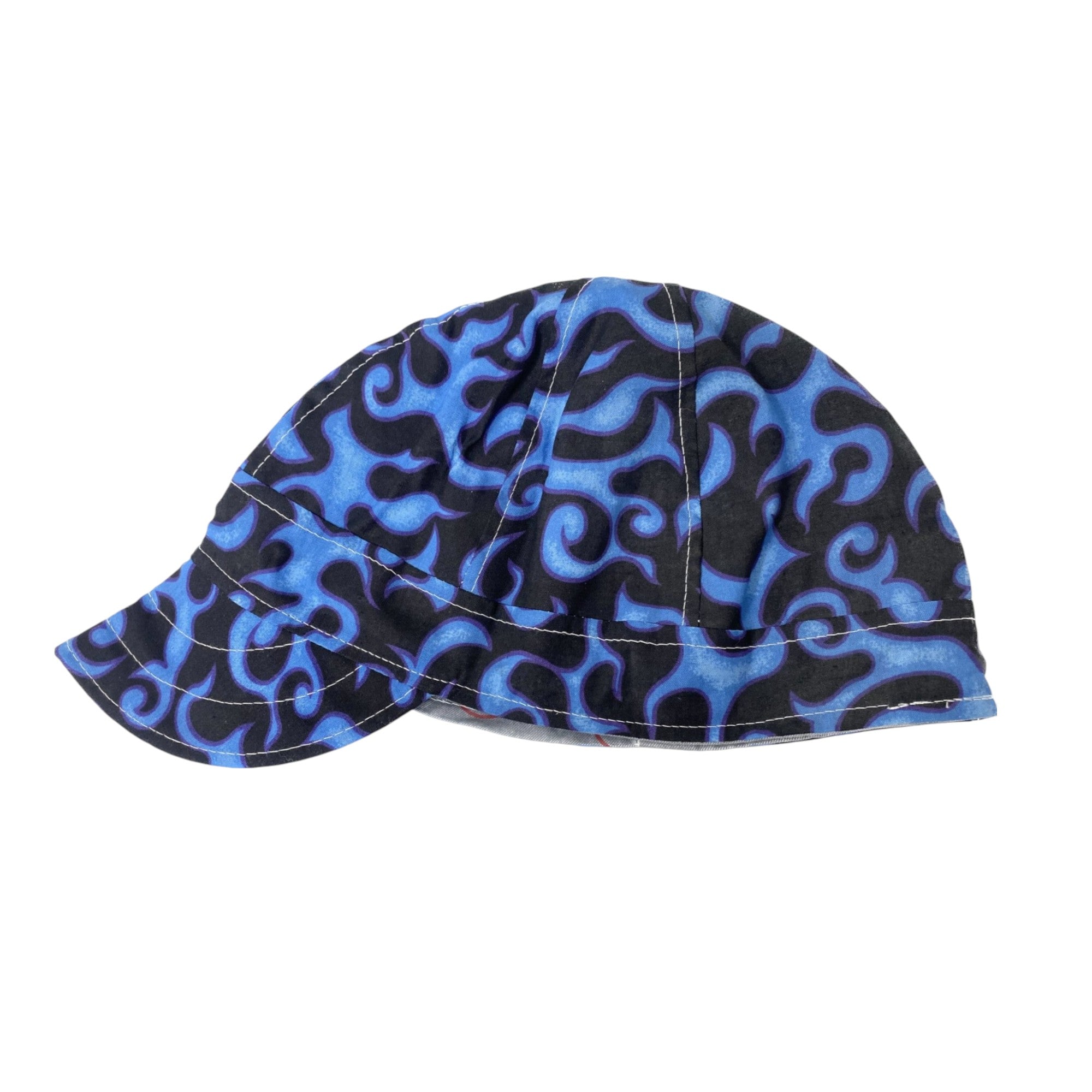 BB Non FR Blue Flames Welding Cap (CLOSEOUT) - Rasco FR