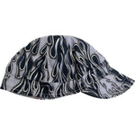 Rasco Non FR Gray Flames Welding Cap - FRONT