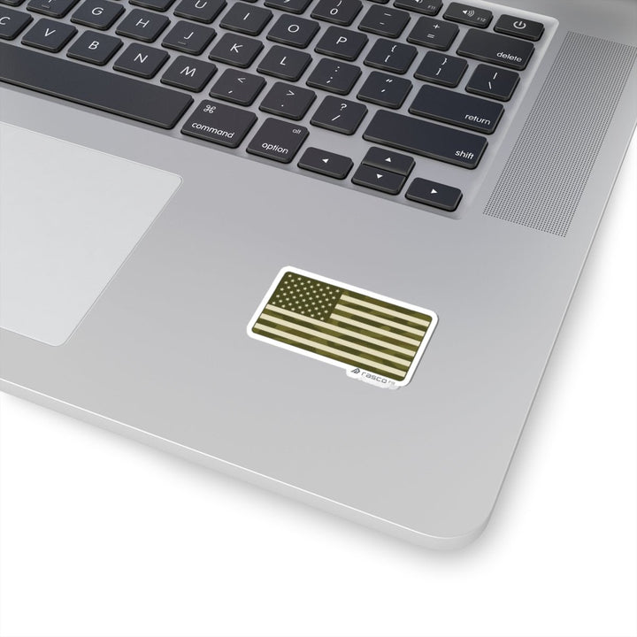 Camo American Flag Sticker – Built to Stick. Made to Blend In. - Rasco FR