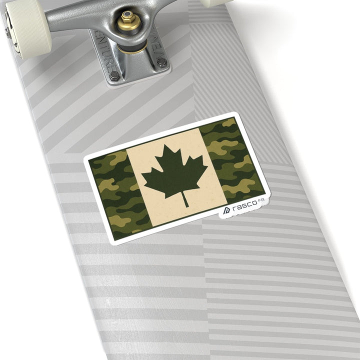 Camouflage Canadian Flag Sticker – Quiet Pride, Loud Grit - Rasco FR
