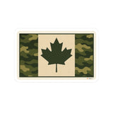 Camouflage Canadian Flag Sticker – Quiet Pride, Loud Grit - Rasco FR