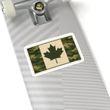 Camouflage Canadian Flag Sticker – Quiet Pride, Loud Grit - Rasco FR