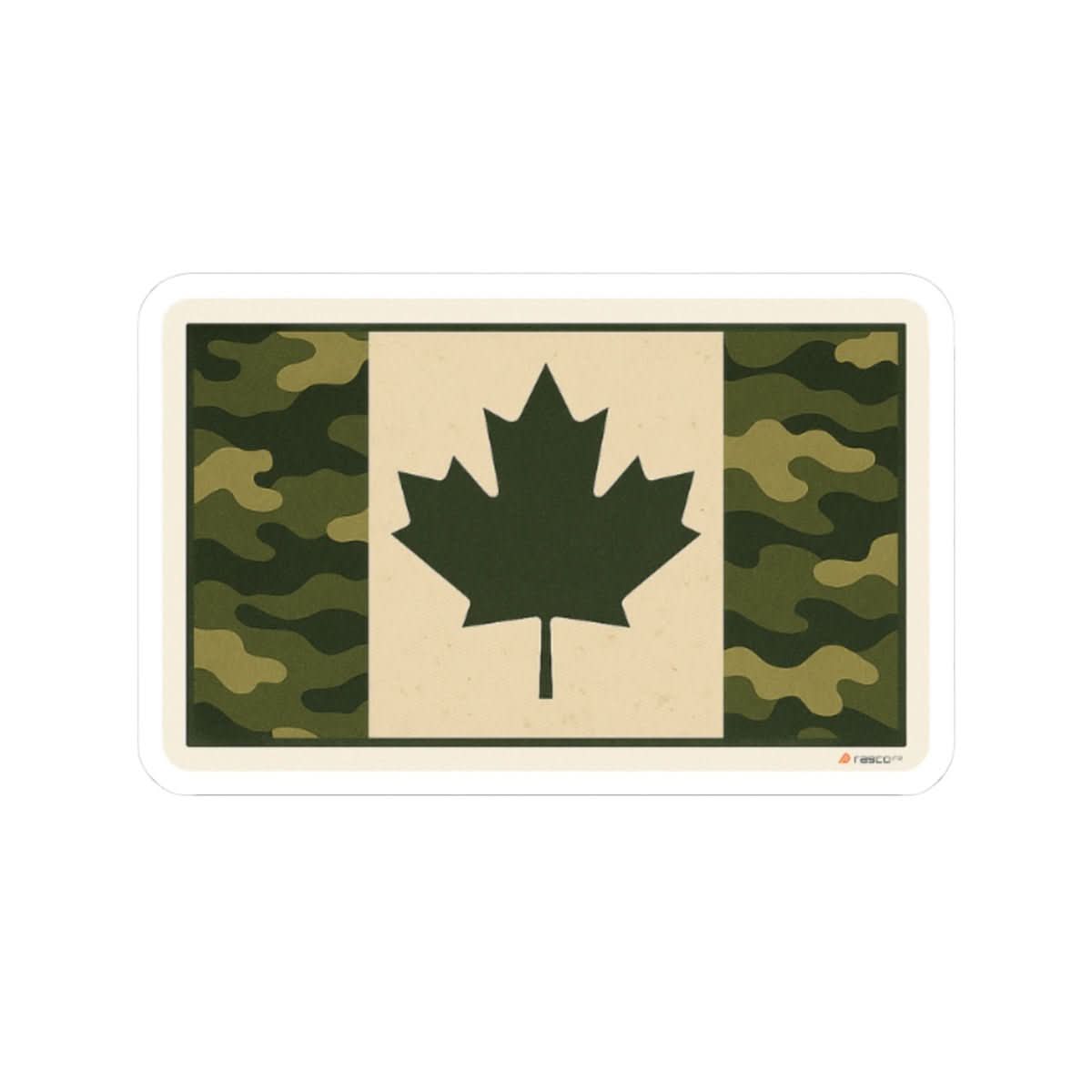 Camouflage Canadian Flag Sticker – Quiet Pride, Loud Grit - Rasco FR