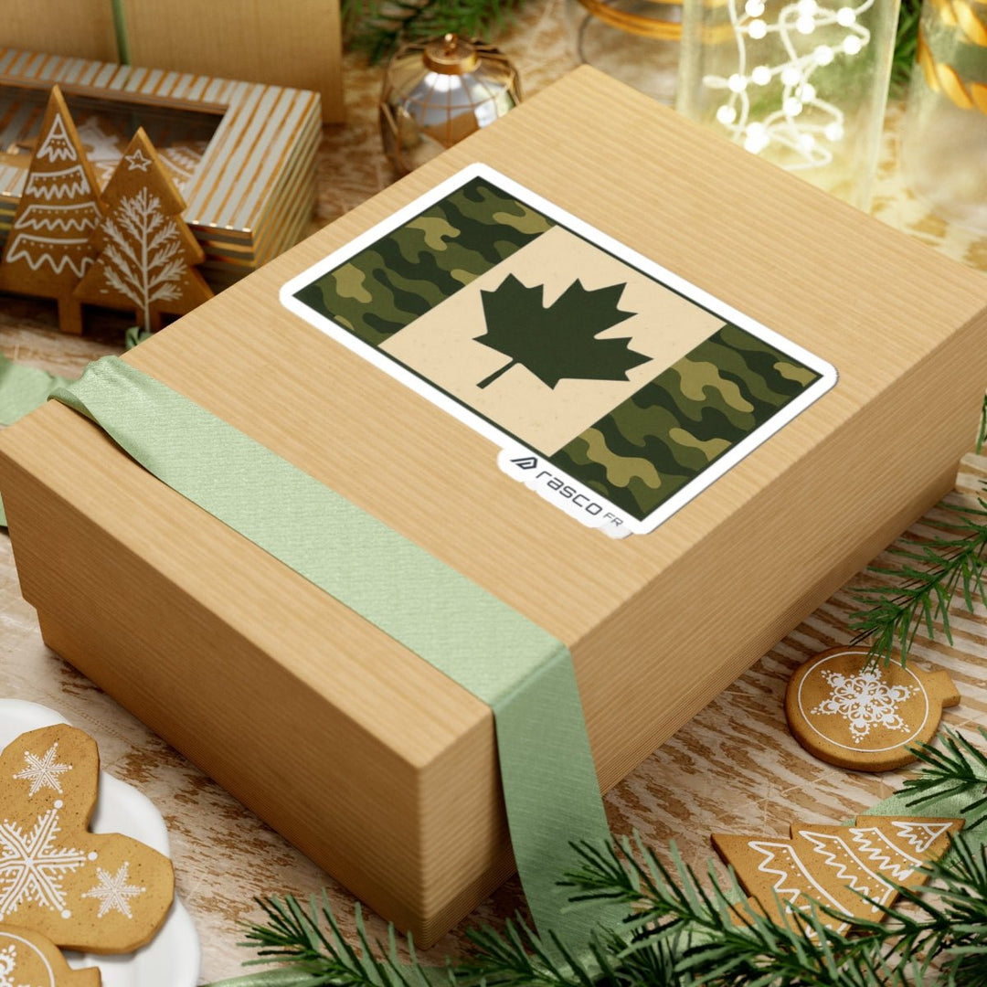 Camouflage Canadian Flag Sticker – Quiet Pride, Loud Grit - Rasco FR