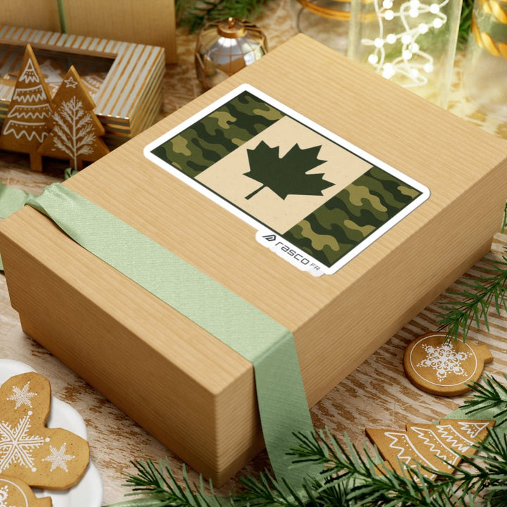 Camouflage Canadian Flag Sticker – Quiet Pride, Loud Grit - Rasco FR