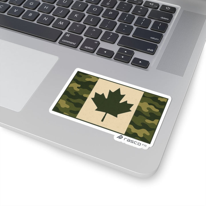 Camouflage Canadian Flag Sticker – Quiet Pride, Loud Grit - Rasco FR