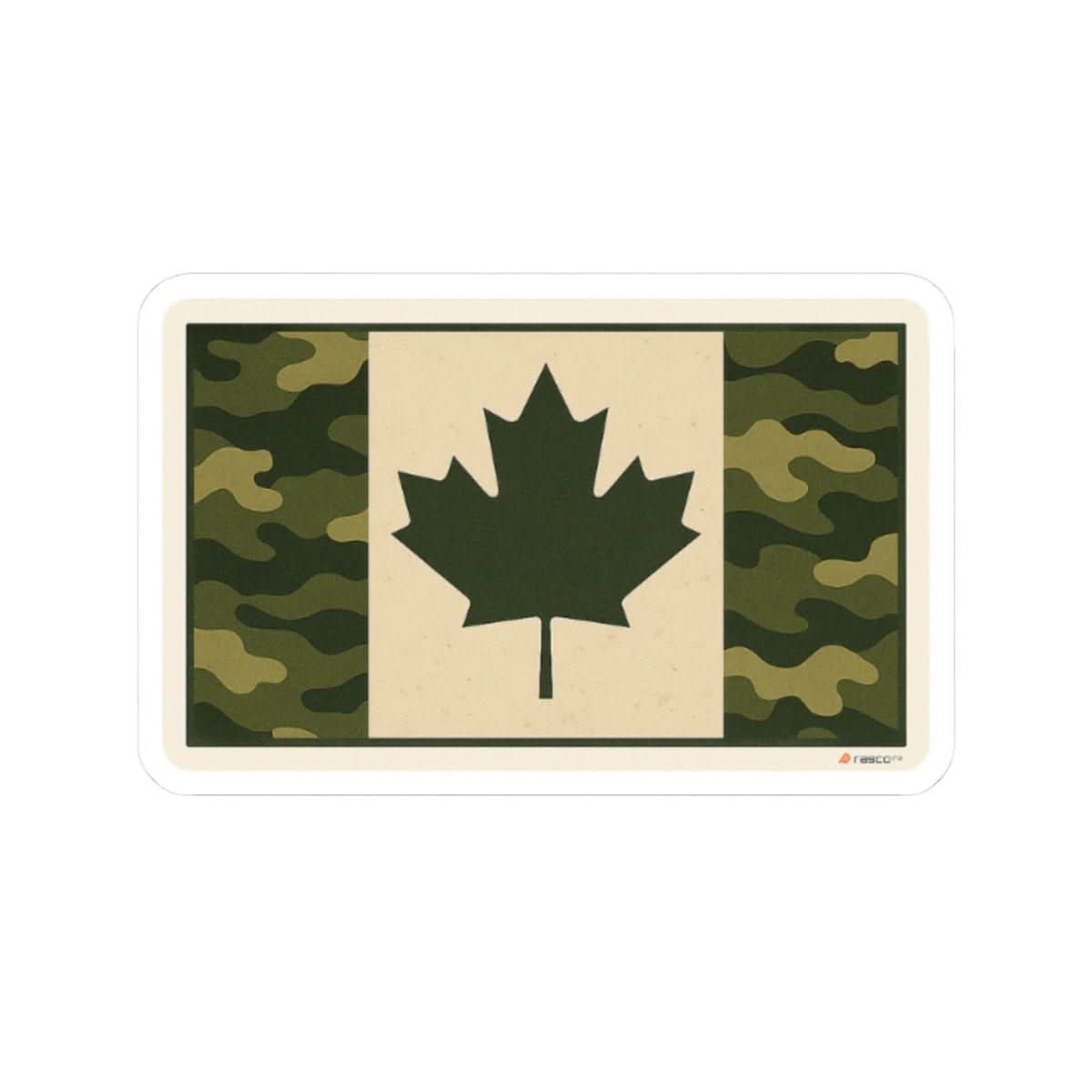 Camouflage Canadian Flag Sticker – Quiet Pride, Loud Grit - Rasco FR