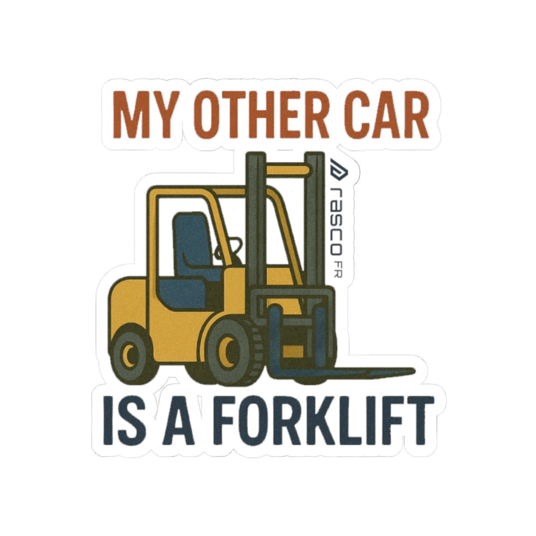 Forklift Kiss - Cut Sticker – Built for Pallet Kings and Warehouse Warriors - Rasco FR