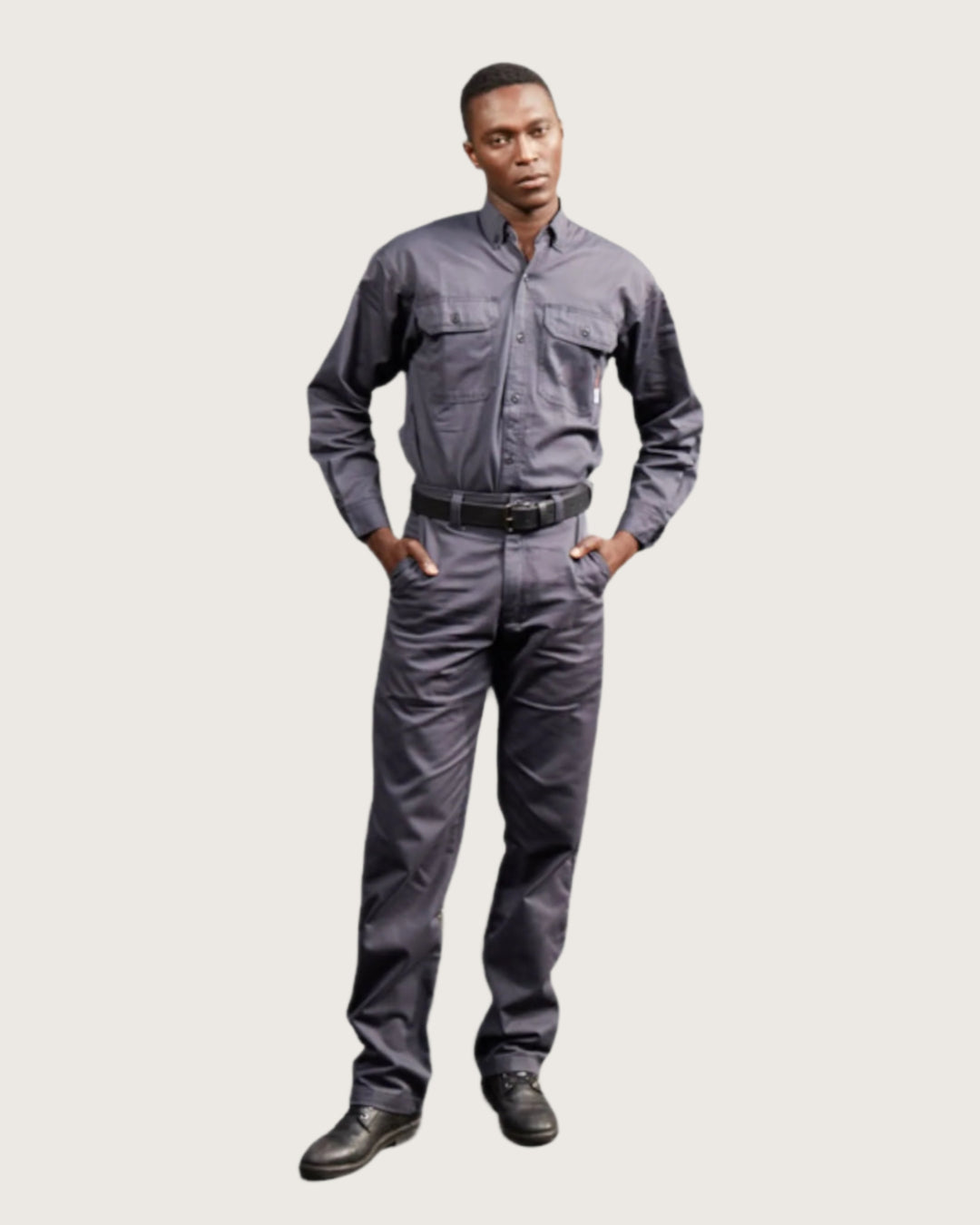 FR4133CH Rasco FR 88.12 Charcoal Uniform Pants, CAT 2, NFPA 2112 - MAIN