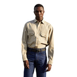 FR1305KH Rasco FR 88.12 Khaki Uniform Shirt, CAT 2, NFPA 2112 - MAIN