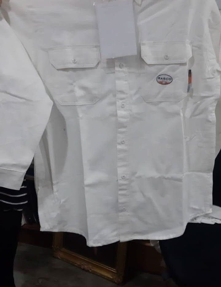 FR 88/12 White Uniform Shirt - Rasco FR