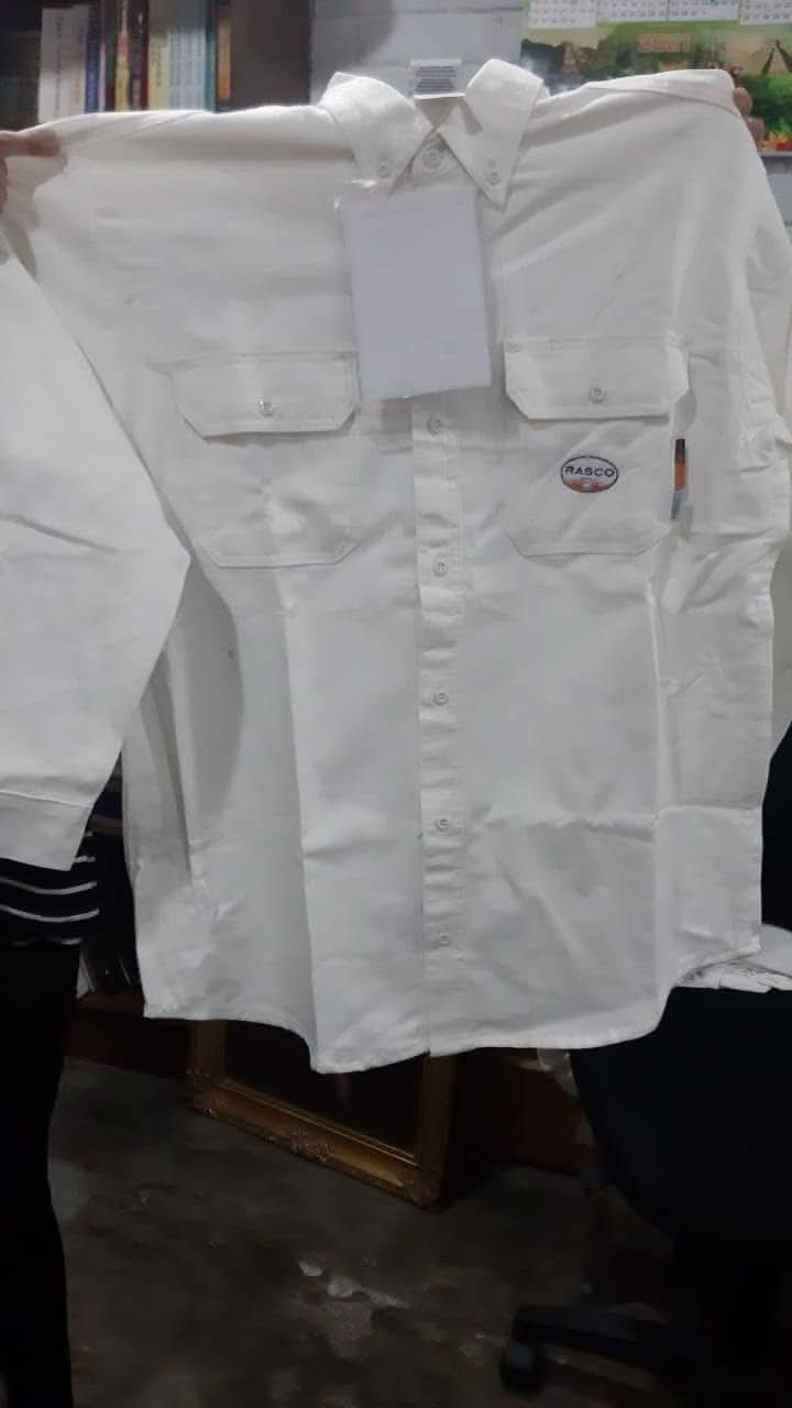 FR 88/12 White Uniform Shirt - Rasco FR