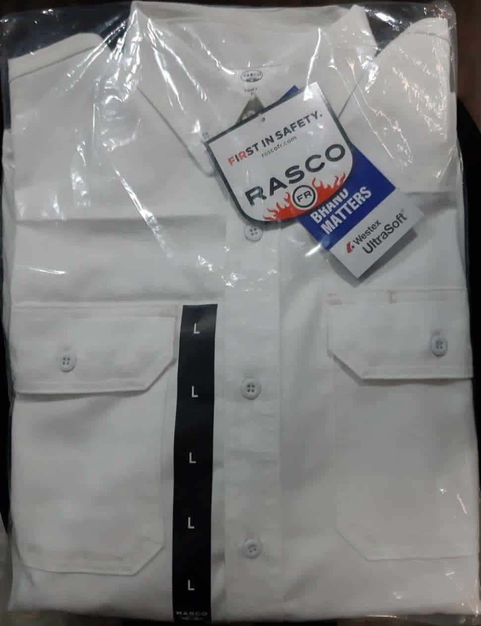 FR 88/12 White Uniform Shirt - Rasco FR