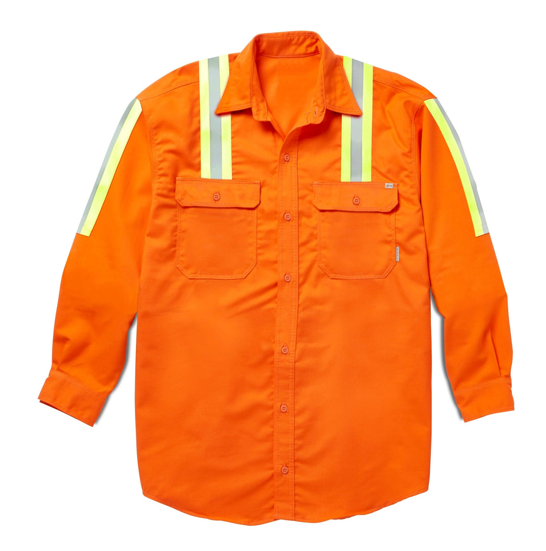 FR 9oz Uniform Shirt with Reflective Trim - Rasco FR