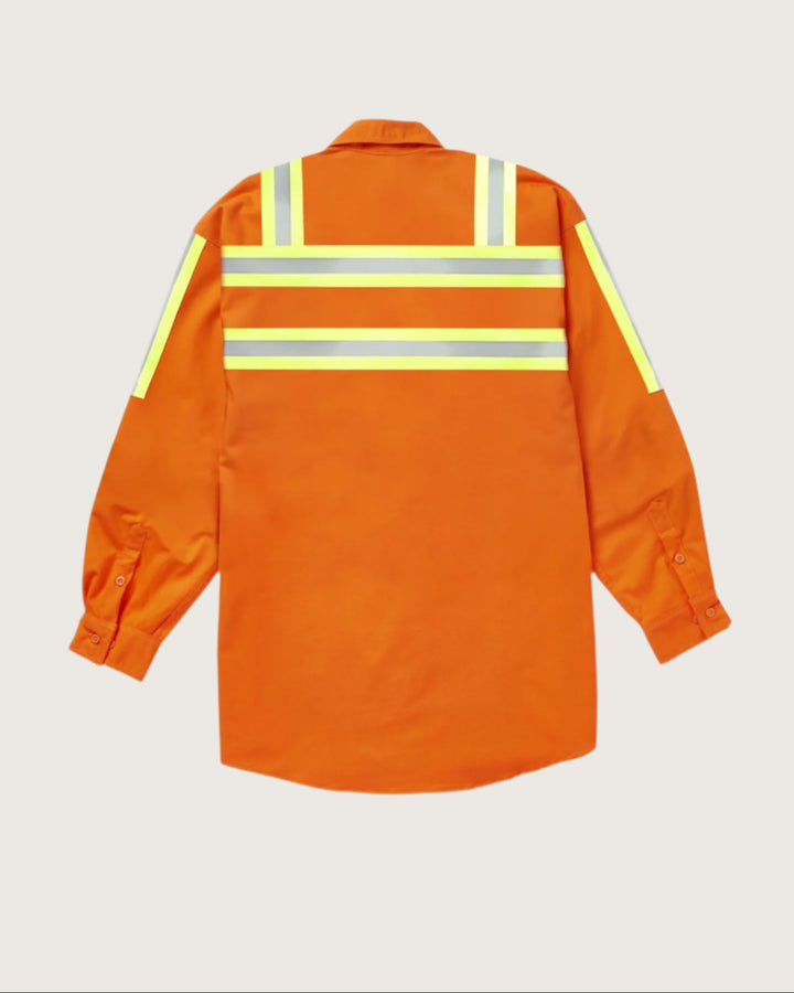 FR 9oz Uniform Shirt with Reflective Trim - Rasco FR