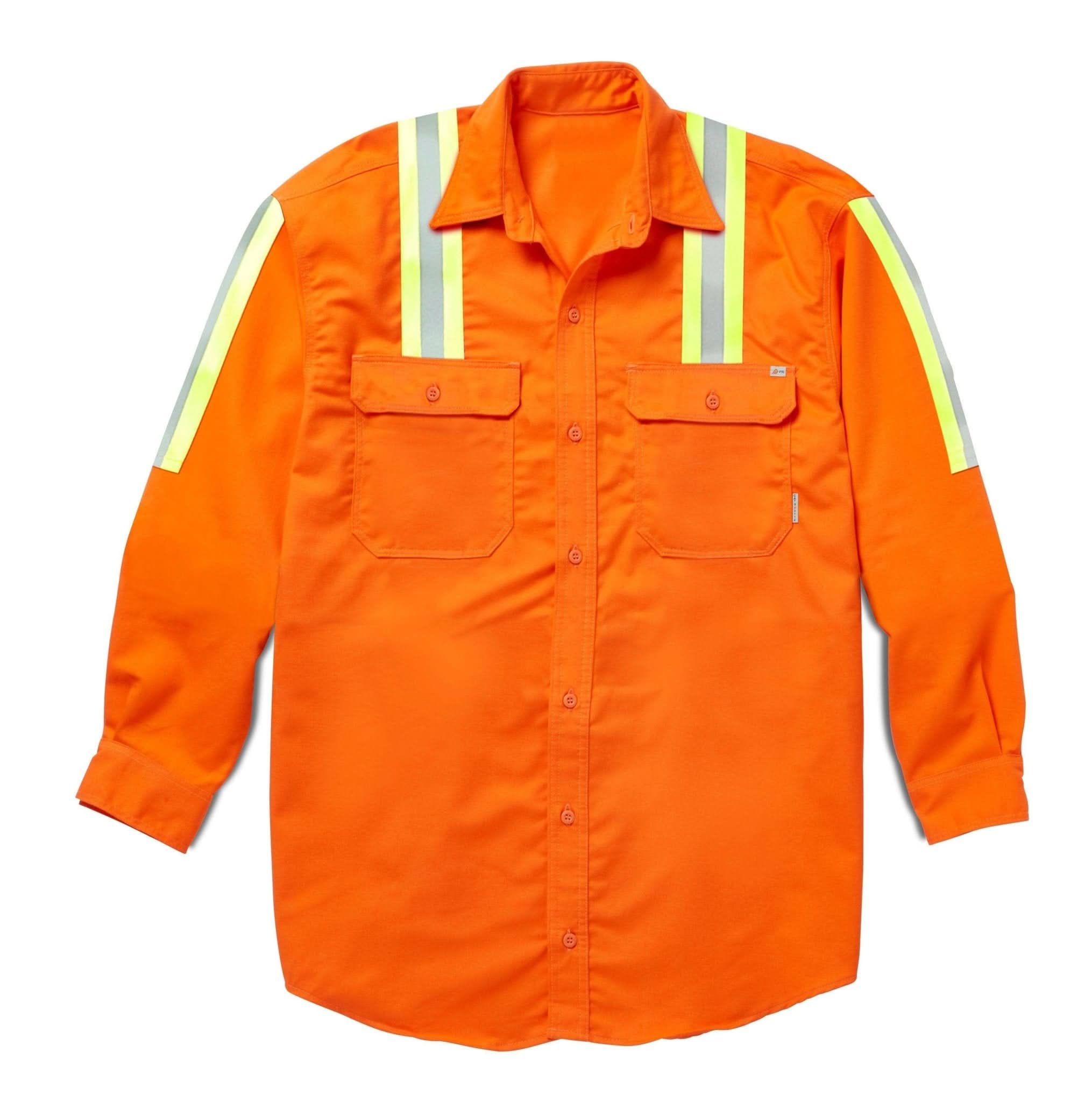 FR 9oz Uniform Shirt with Reflective Trim - Rasco FR