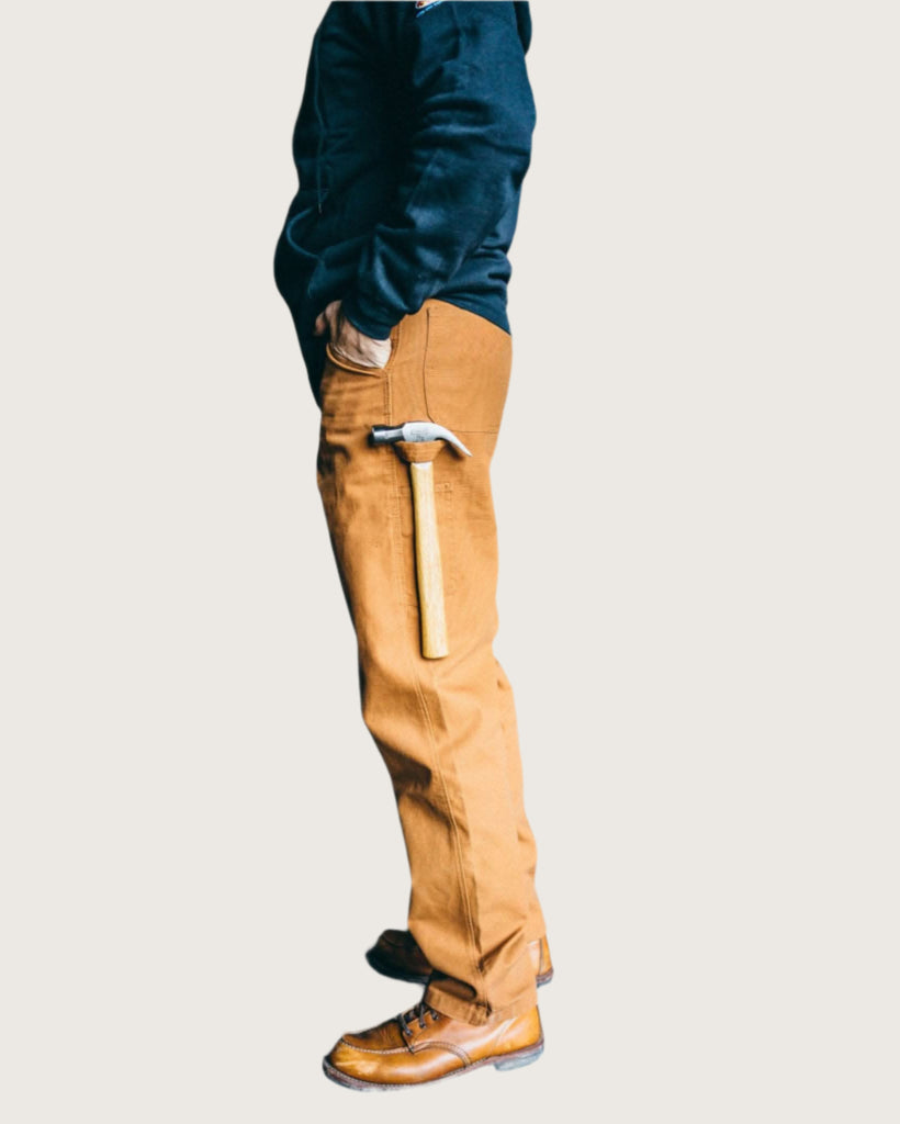 パンツ RRL DISTRESSED DUCK CARPENTER PANTS Engineer Fit Distressed Carpenter Pant