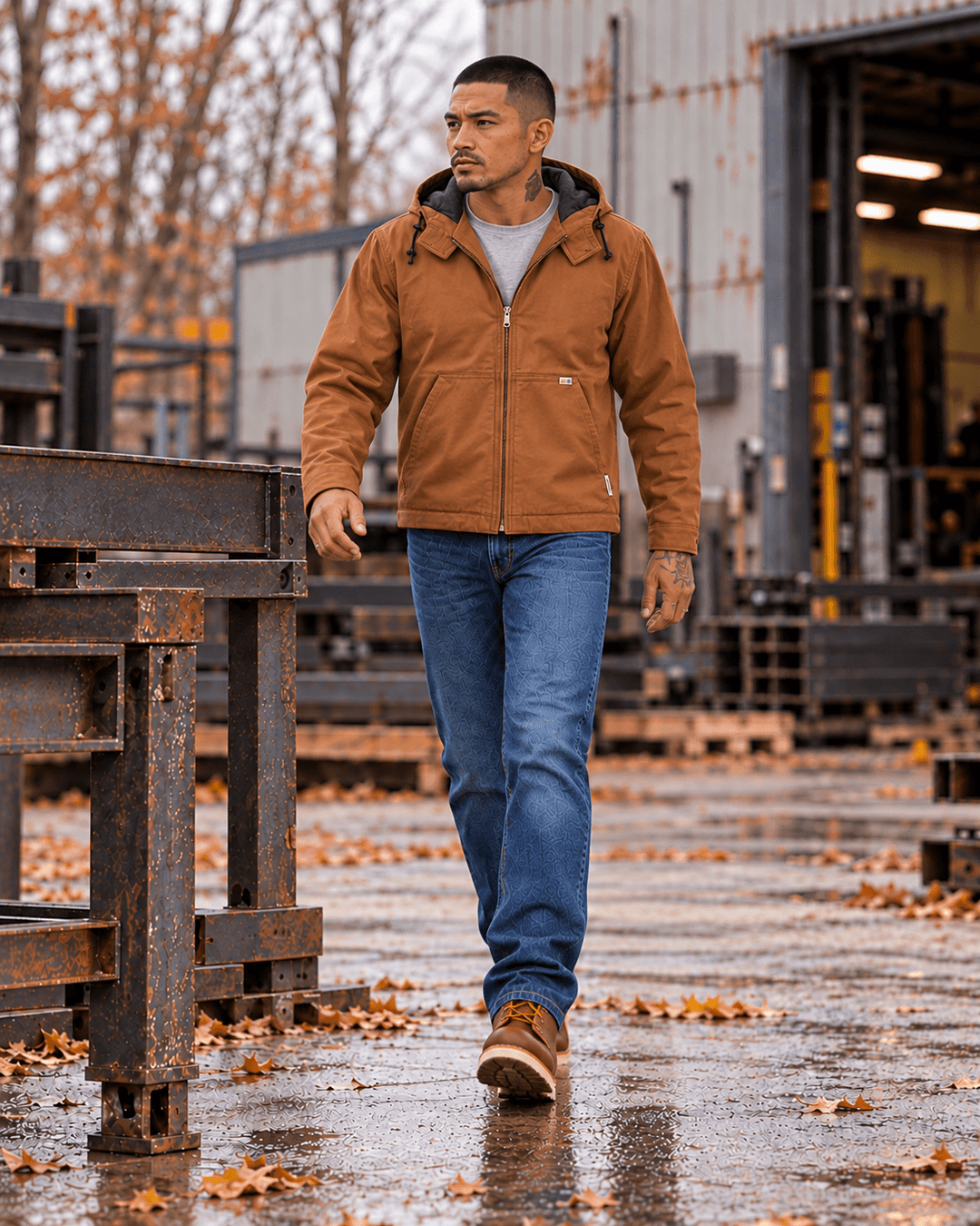 FR Canvas Hooded Jacket - Rasco FR